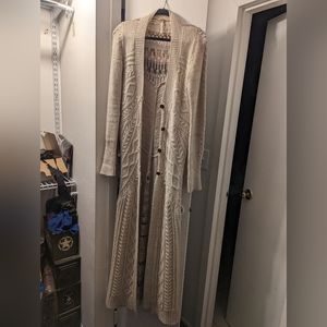 Free People Floor Length Cardigan